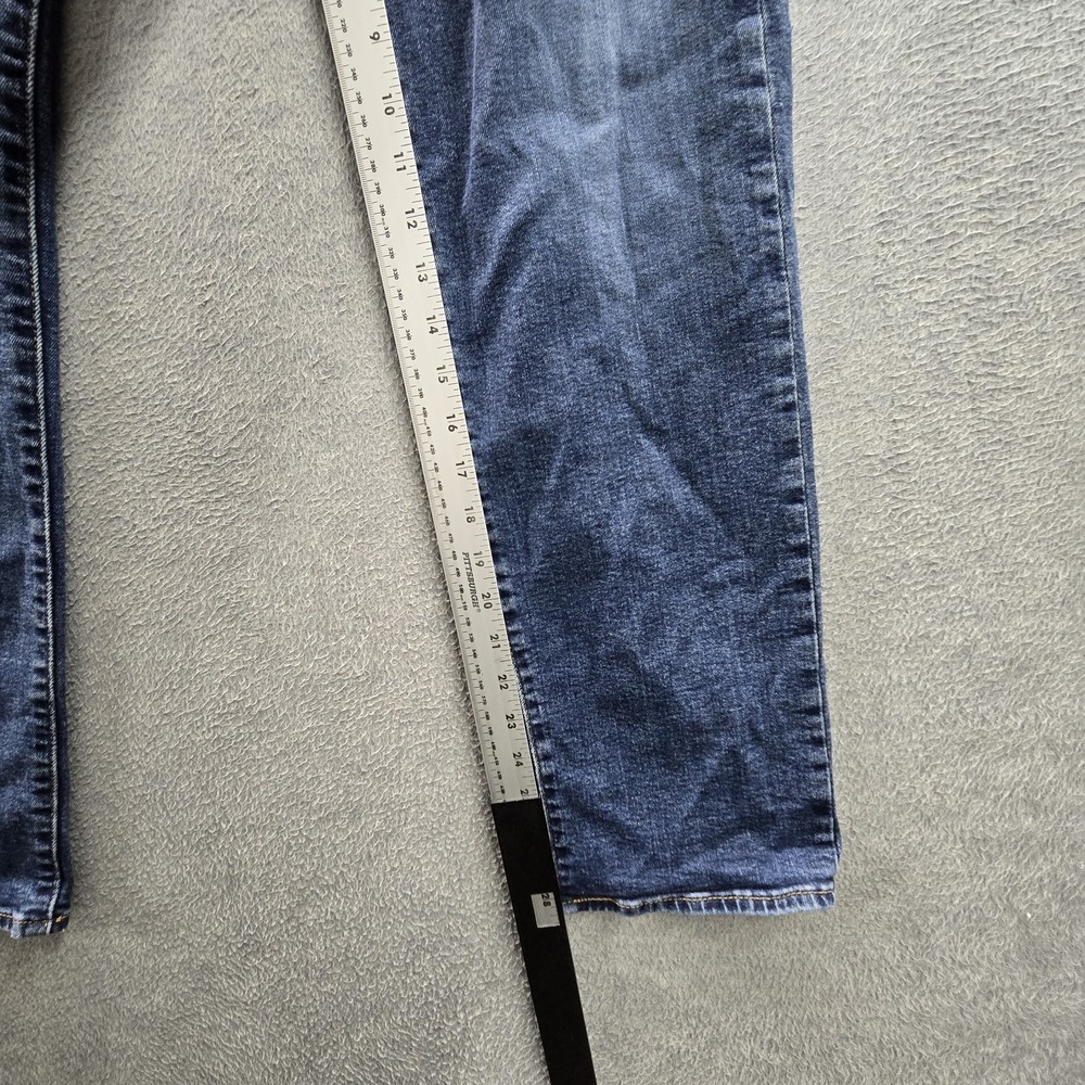 Levi's 501 Men Jeans 34X32 Blue Denim Straight Button‎ Fly 28" Inseam - Picture 13 of 16